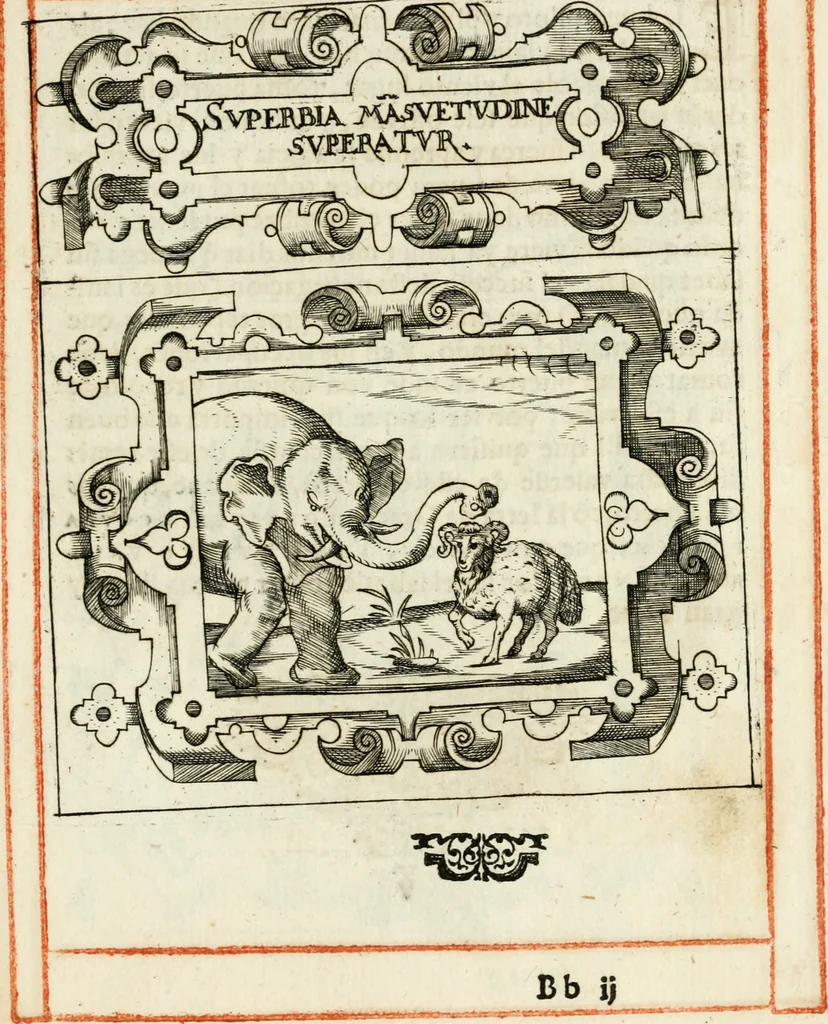 An illustration from Empresas morales, 1581, leaf 194