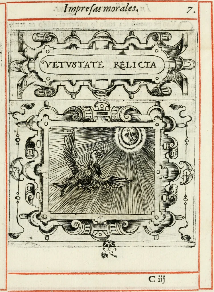 An illustration from Empresas morales, 1581, leaf 20