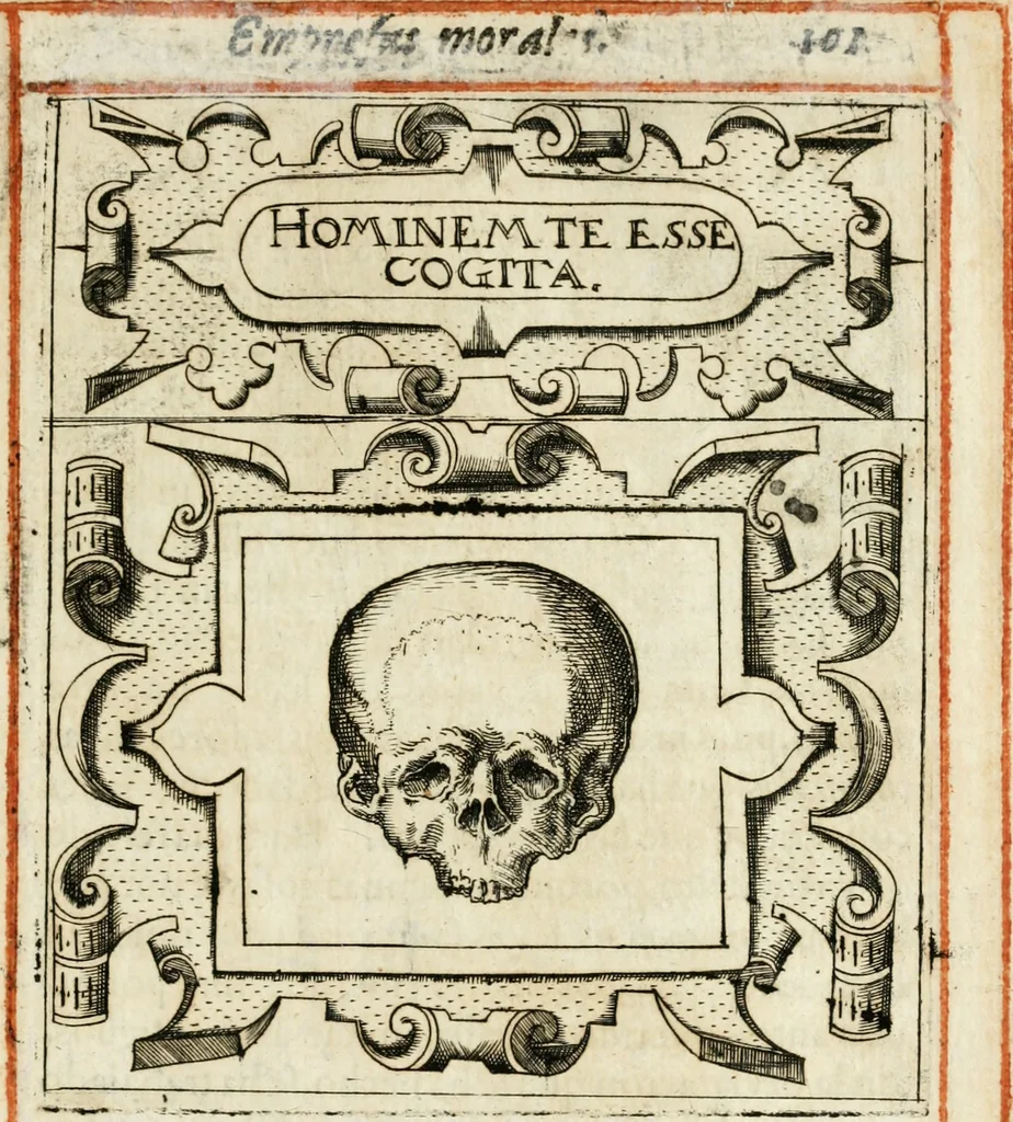 An illustration from Empresas morales, 1581, leaf 208