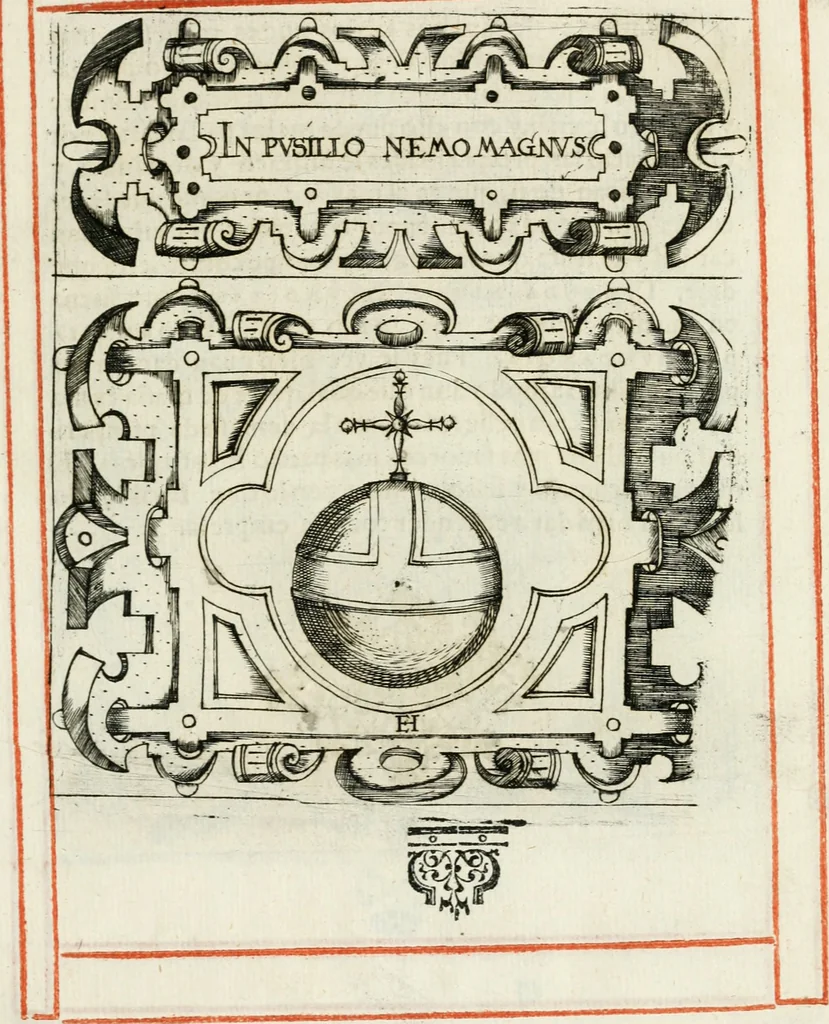 An illustration from Empresas morales, 1581, leaf 22