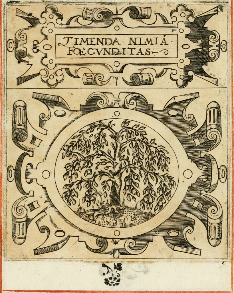 An illustration from Empresas morales, 1581, leaf 24