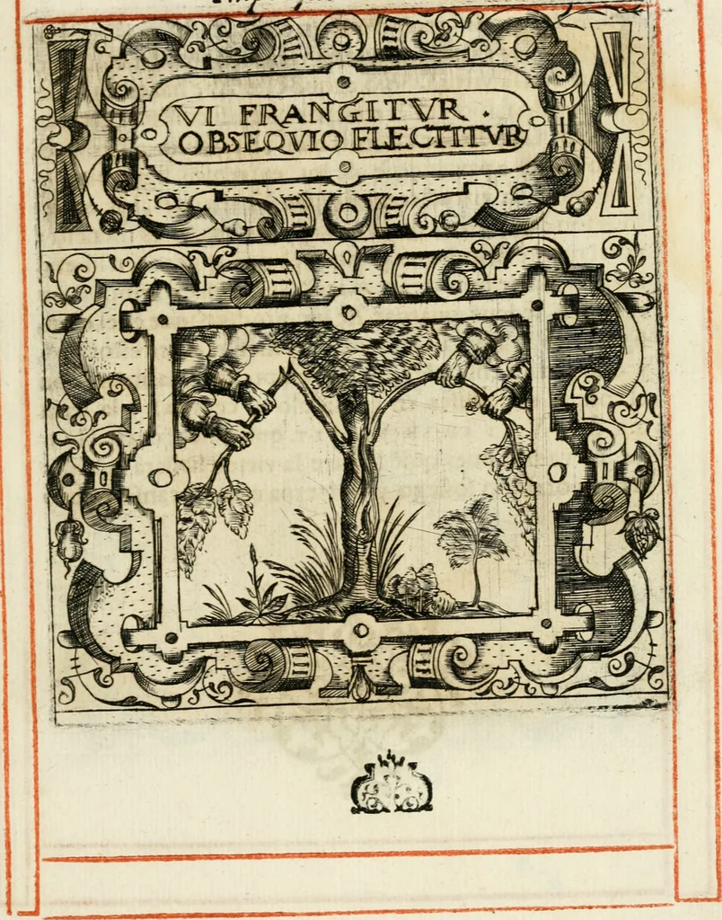 An illustration from Empresas morales, 1581, leaf 30