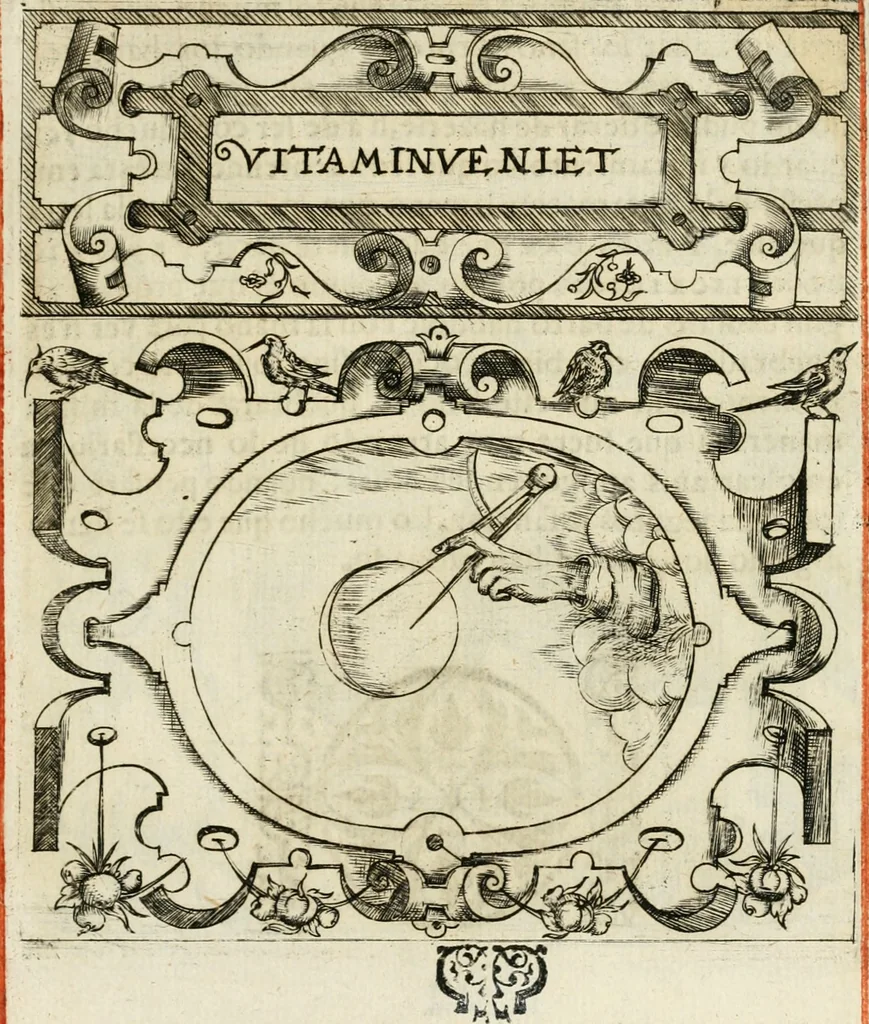 An illustration from Empresas morales, 1581, leaf 32