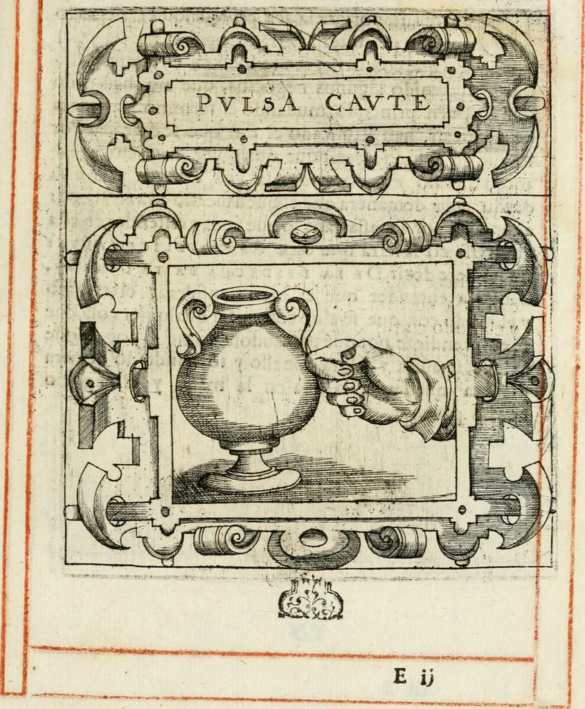 An illustration from Empresas morales, 1581, leaf 34