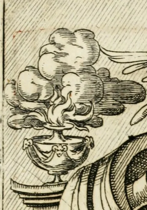 An illustration from Empresas morales, 1581, leaf 4