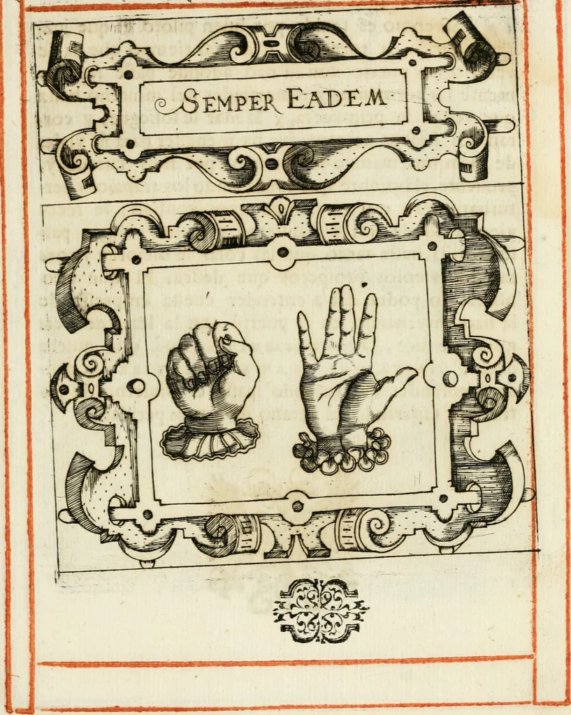An illustration from Empresas morales, 1581, leaf 54