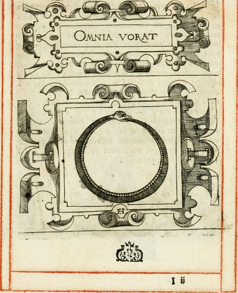 An illustration from Empresas morales, 1581, leaf 66