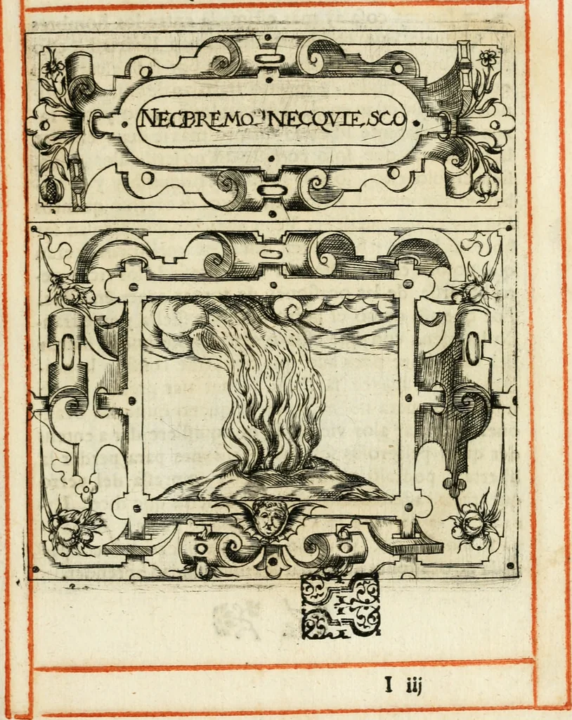 An illustration from Empresas morales, 1581, leaf 68