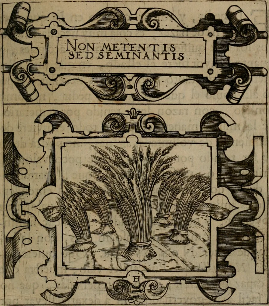 An illustration from Empresas morales, 1680, leaf 100