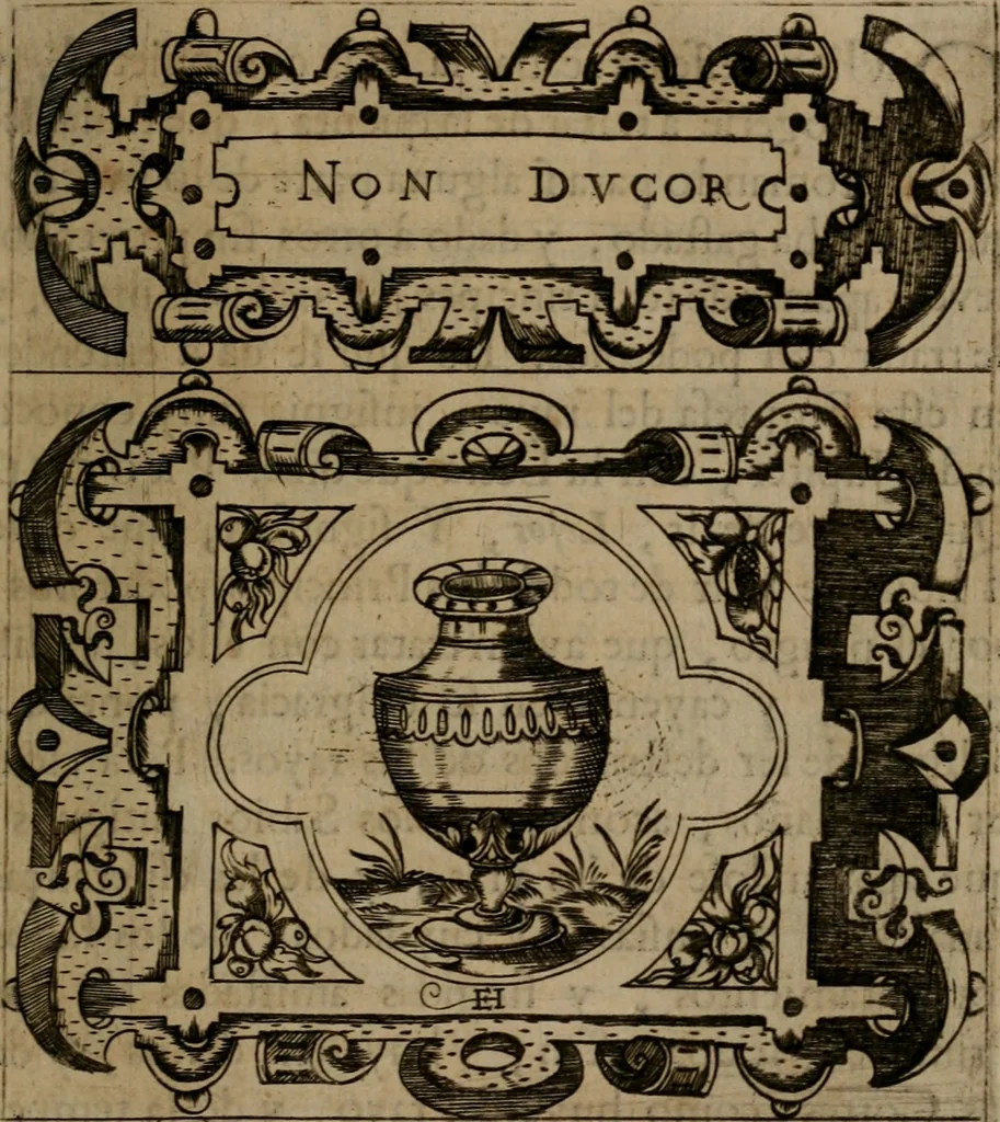 An illustration from Empresas morales, 1680, leaf 102