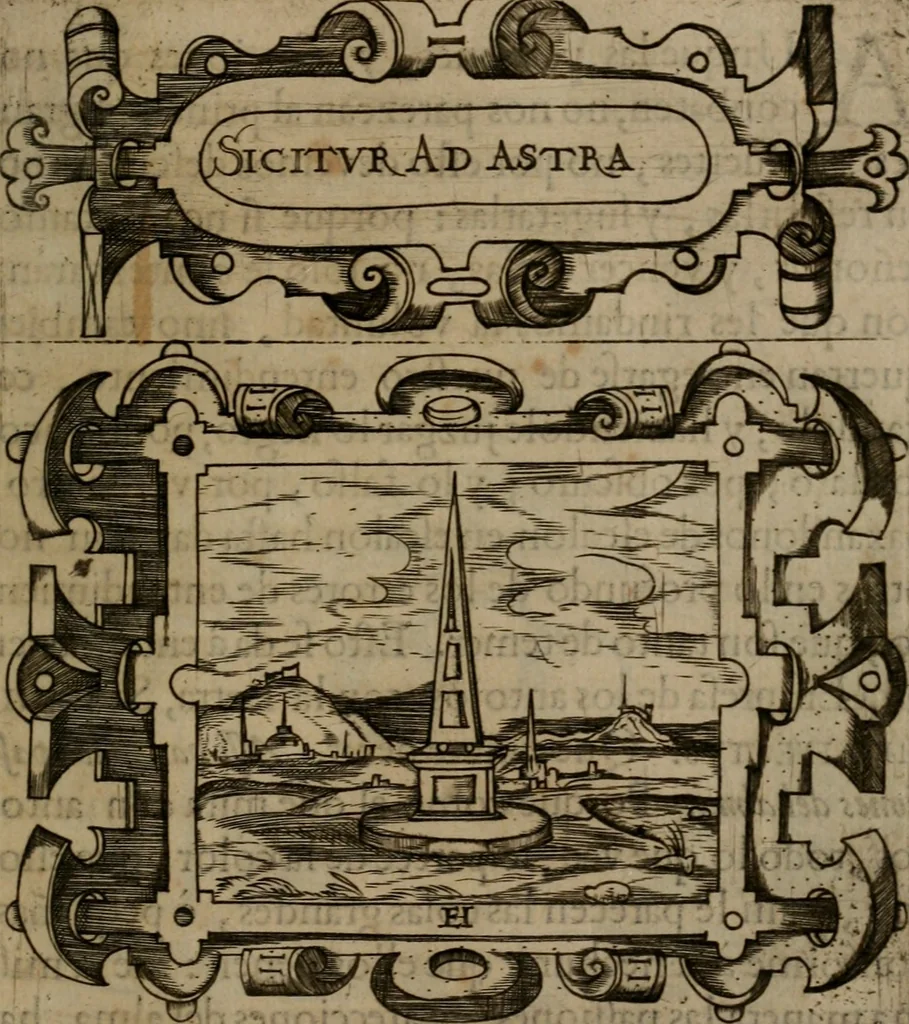 An illustration from Empresas morales, 1680, leaf 106