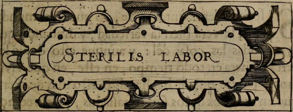 An illustration from Empresas morales, 1680, leaf 120