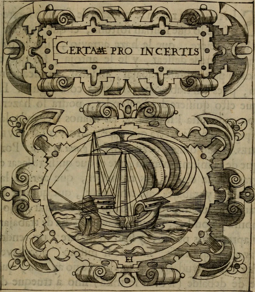 An illustration from Empresas morales, 1680, leaf 126