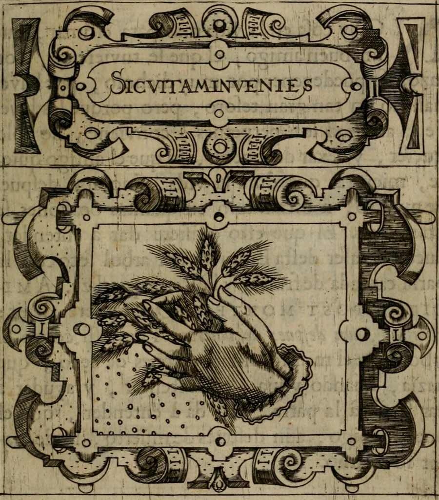 An illustration from Empresas morales, 1680, leaf 128