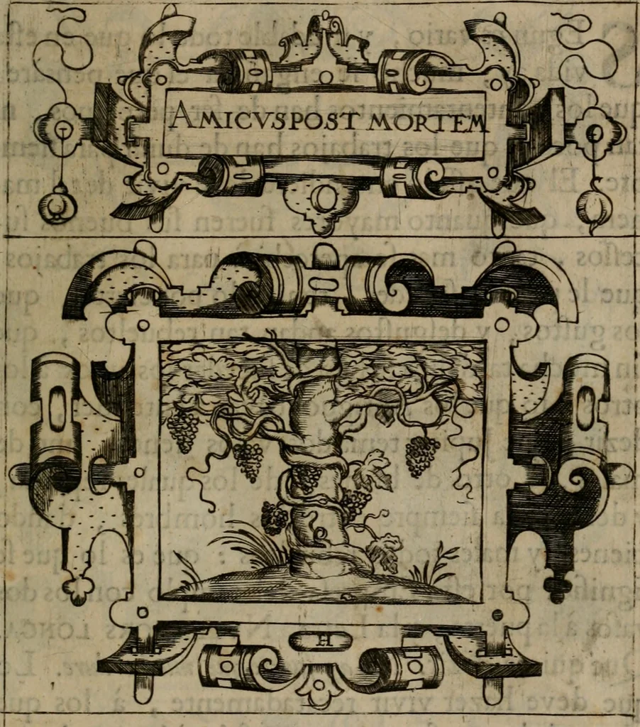An illustration from Empresas morales, 1680, leaf 130