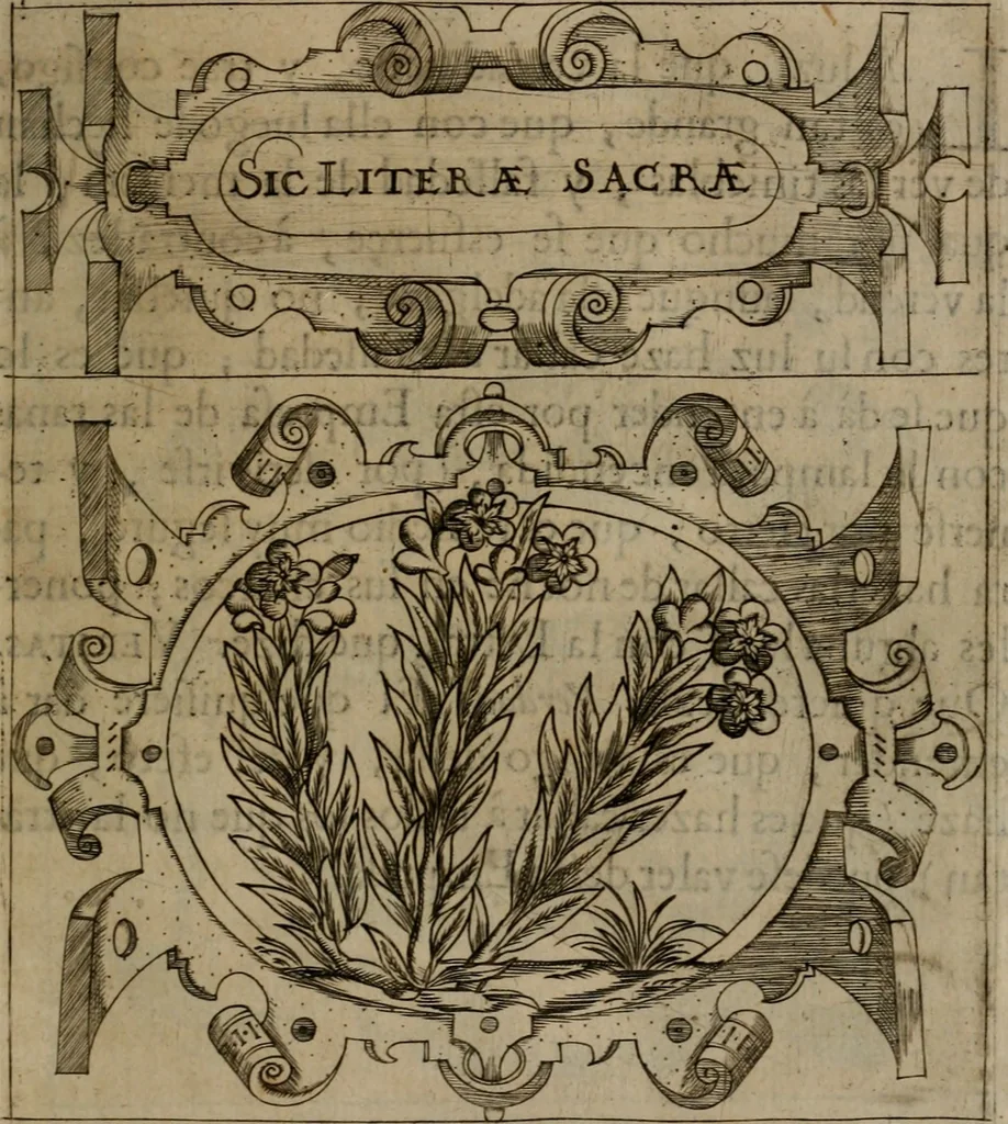 An illustration from Empresas morales, 1680, leaf 138