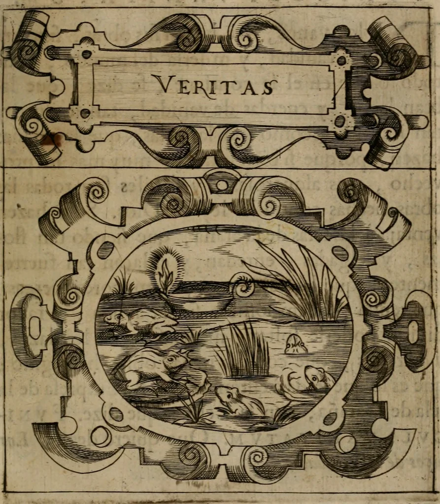 An illustration from Empresas morales, 1680, leaf 140