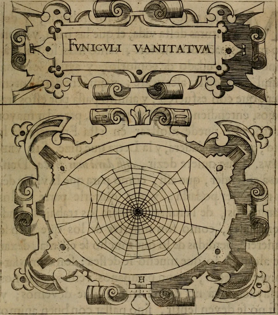 An illustration from Empresas morales, 1680, leaf 142