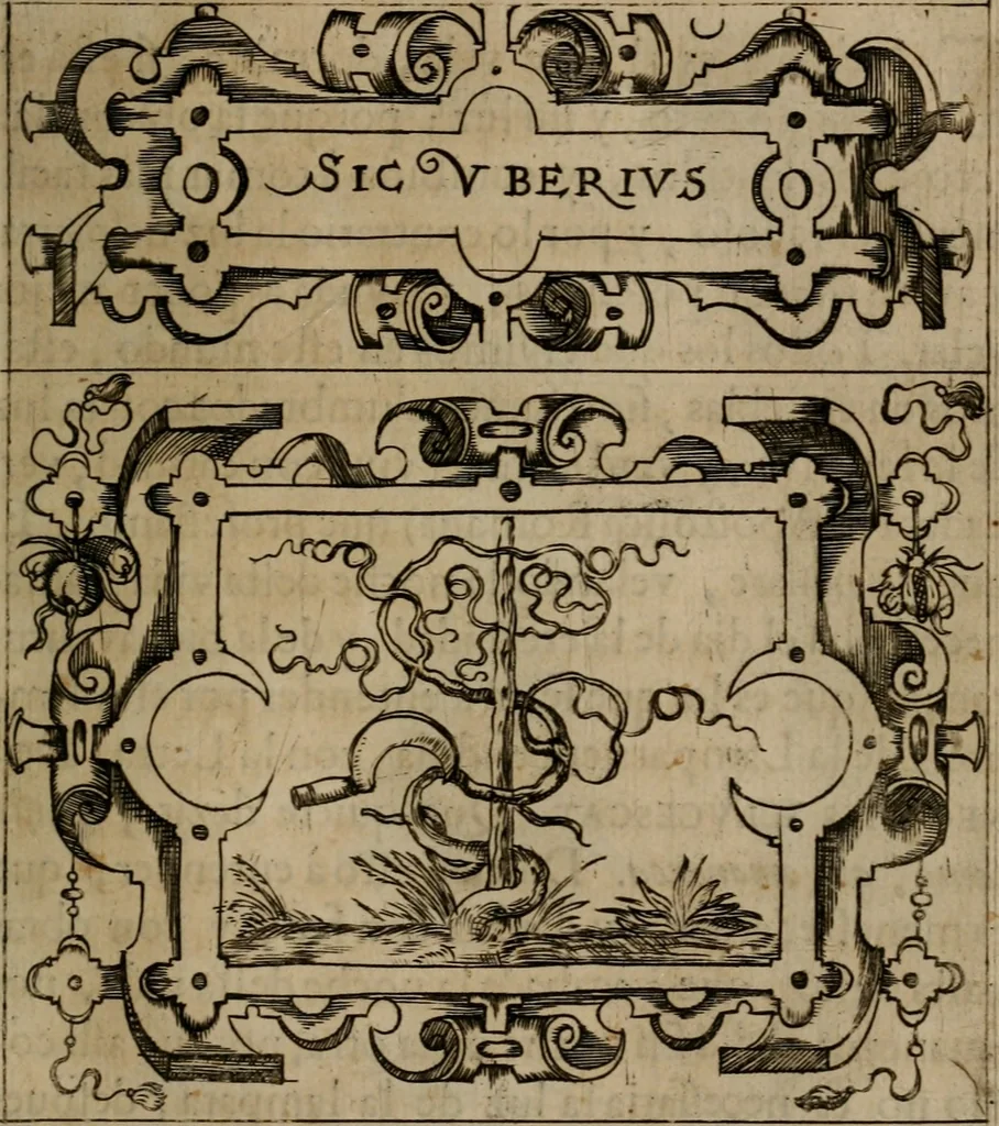 An illustration from Empresas morales, 1680, leaf 144