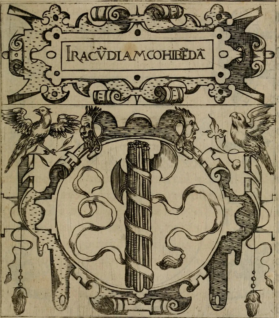 An illustration from Empresas morales, 1680, leaf 160