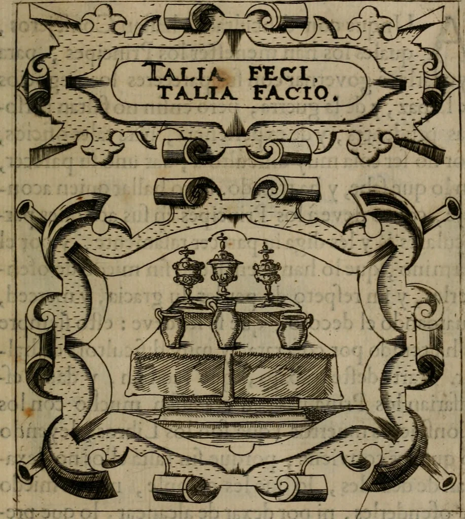 An illustration from Empresas morales, 1680, leaf 162