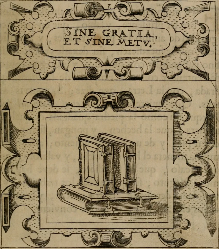 An illustration from Empresas morales, 1680, leaf 164