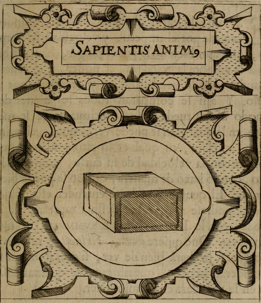 An illustration from Empresas morales, 1680, leaf 166