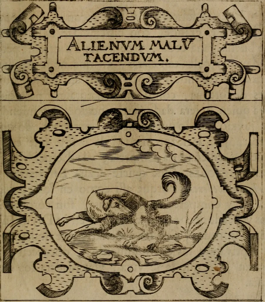 An illustration from Empresas morales, 1680, leaf 170