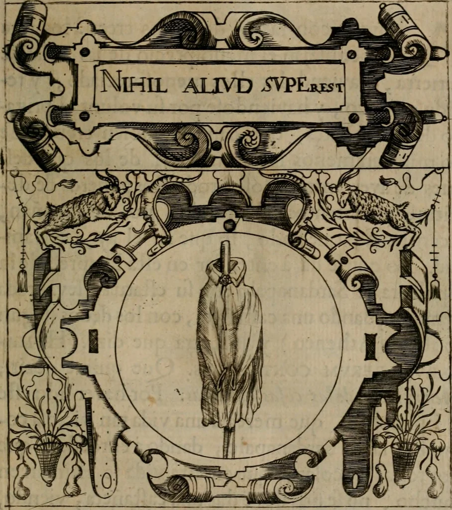 An illustration from Empresas morales, 1680, leaf 210