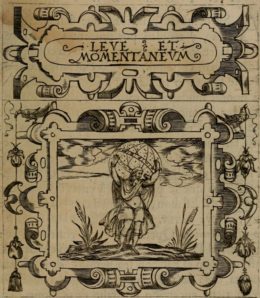 An illustration from Empresas morales, 1680, leaf 22