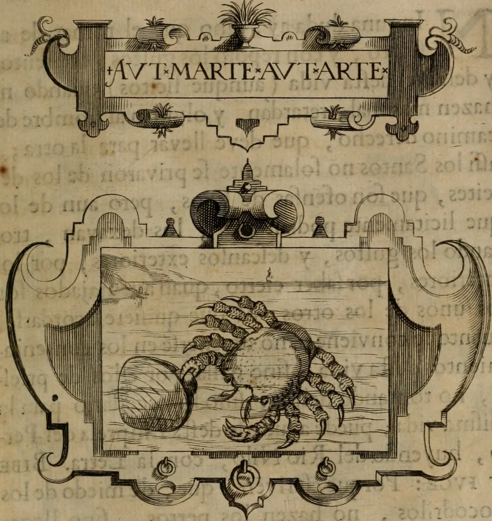 An illustration from Empresas morales, 1680, leaf 232