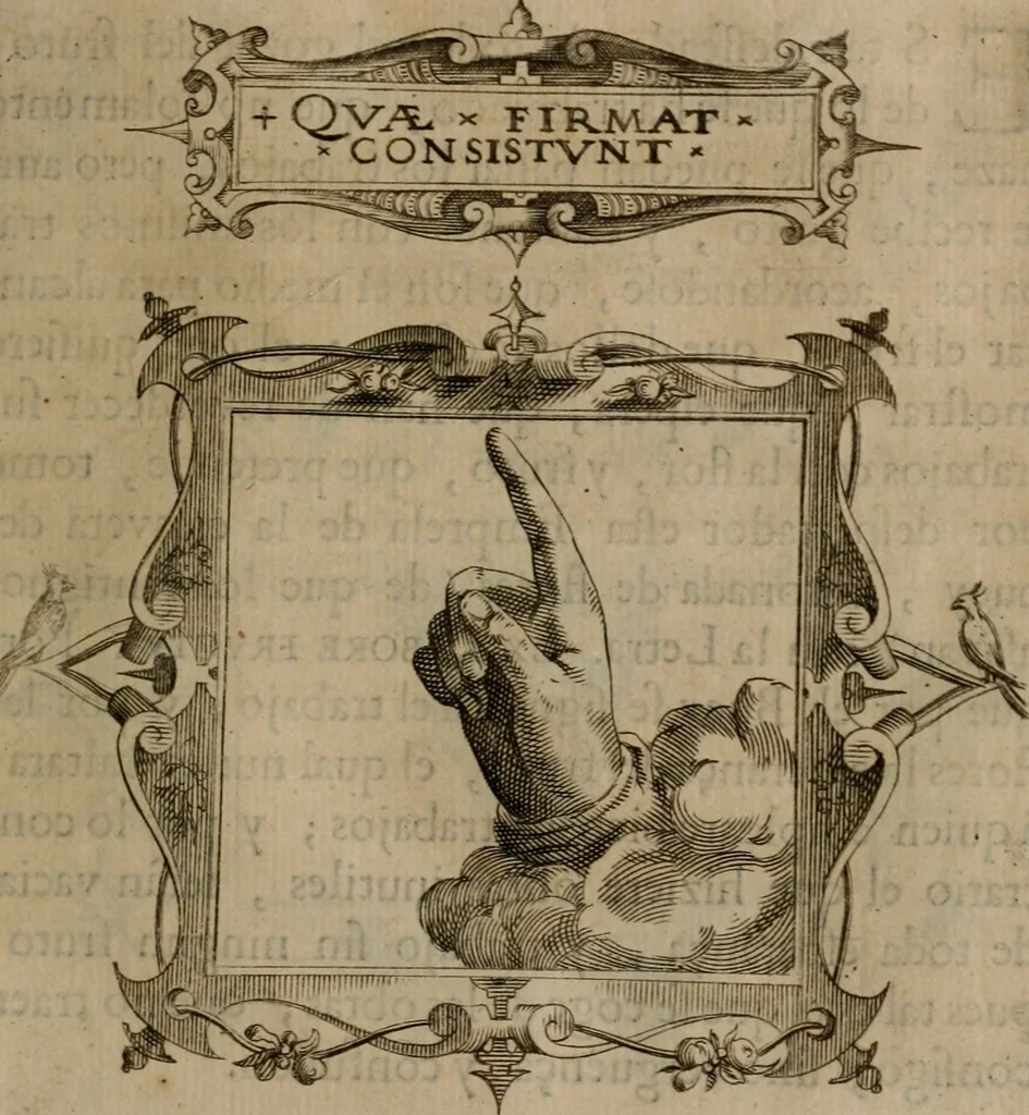 An illustration from Empresas morales, 1680, leaf 242