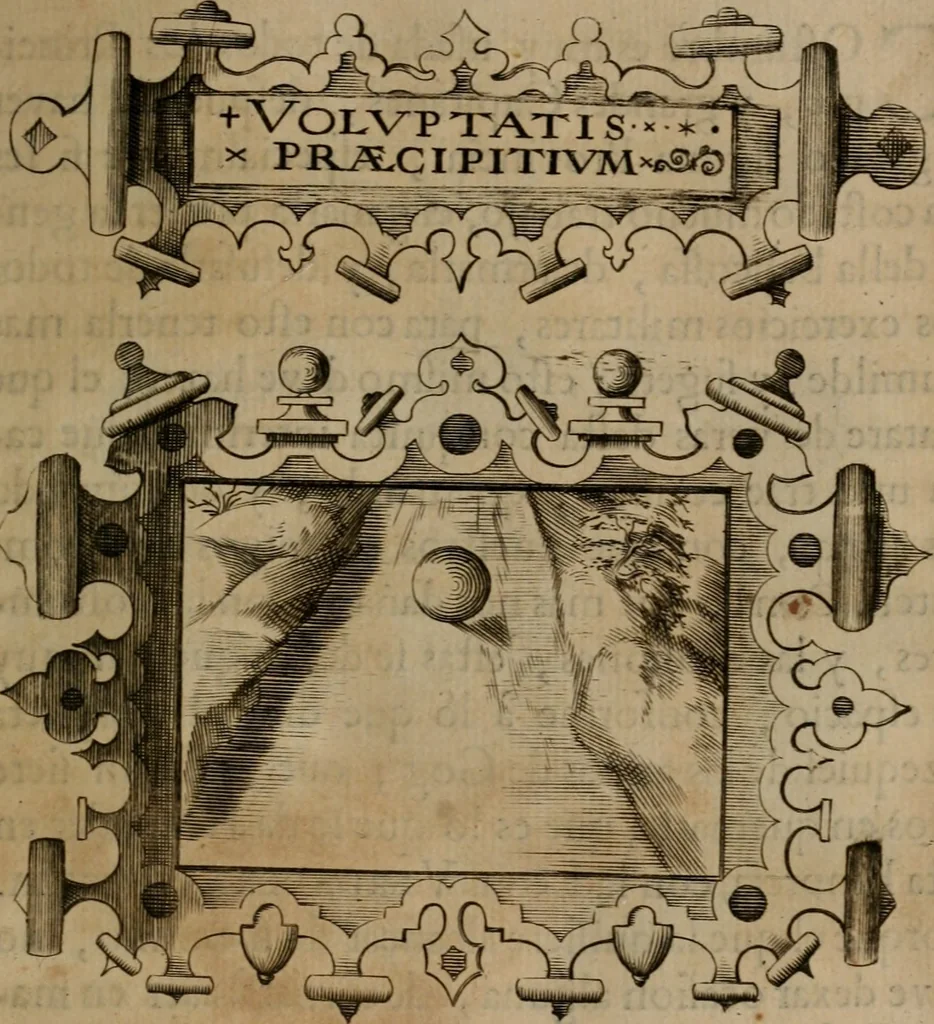 An illustration from Empresas morales, 1680, leaf 248