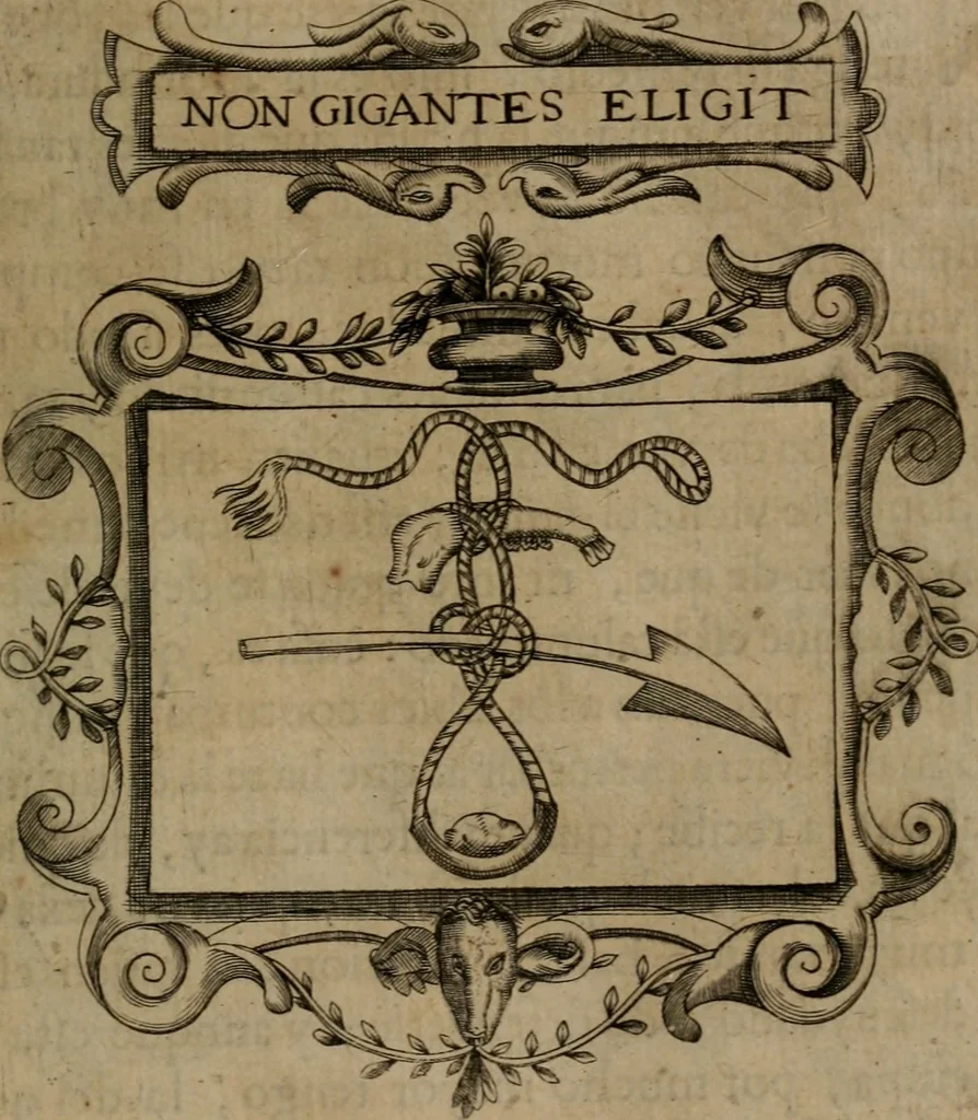 An illustration from Empresas morales, 1680, leaf 258