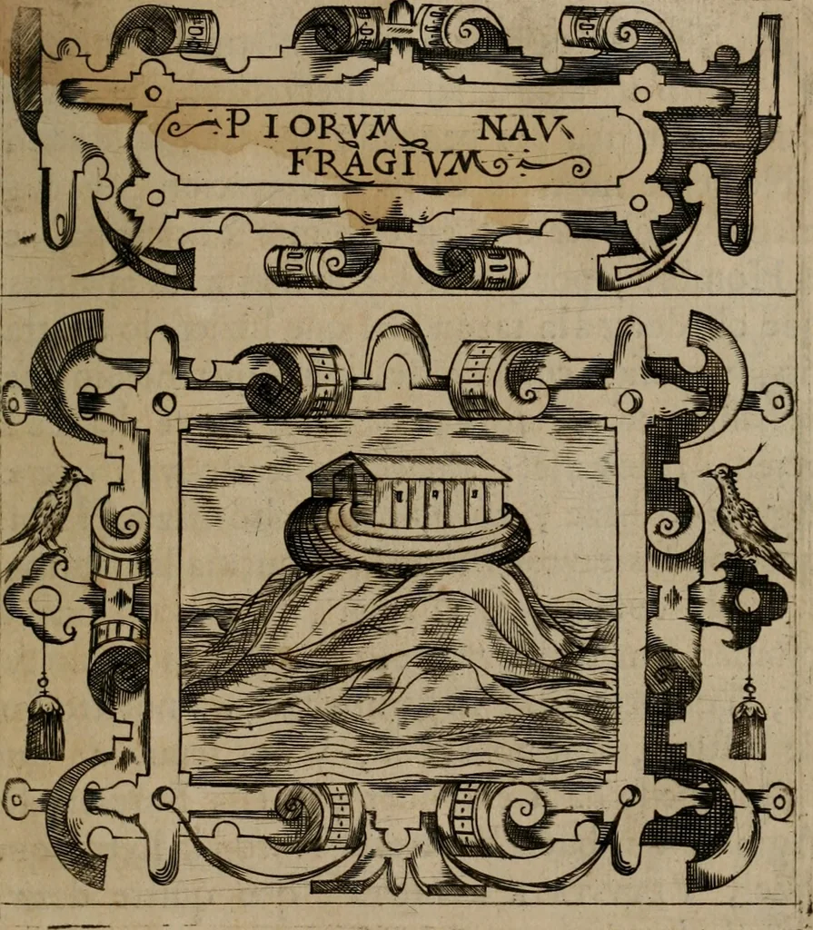 An illustration from Empresas morales, 1680, leaf 26