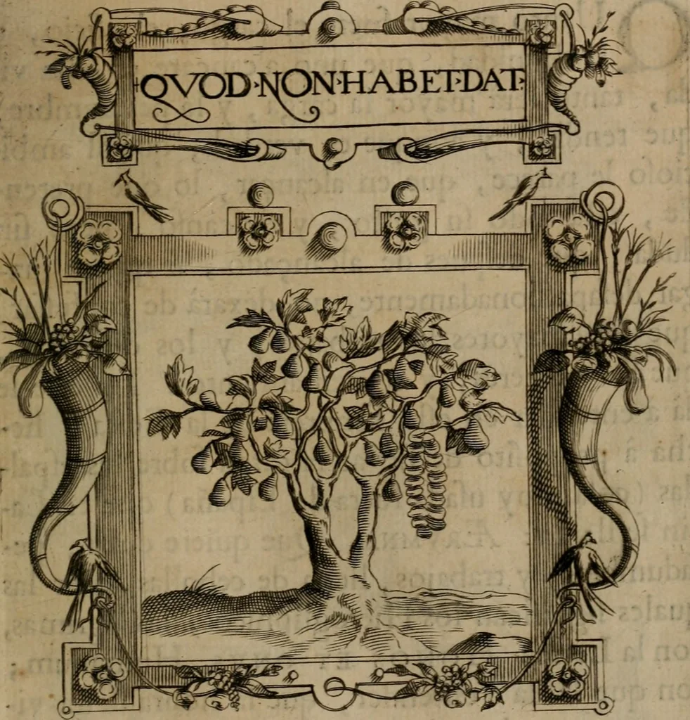 An illustration from Empresas morales, 1680, leaf 262