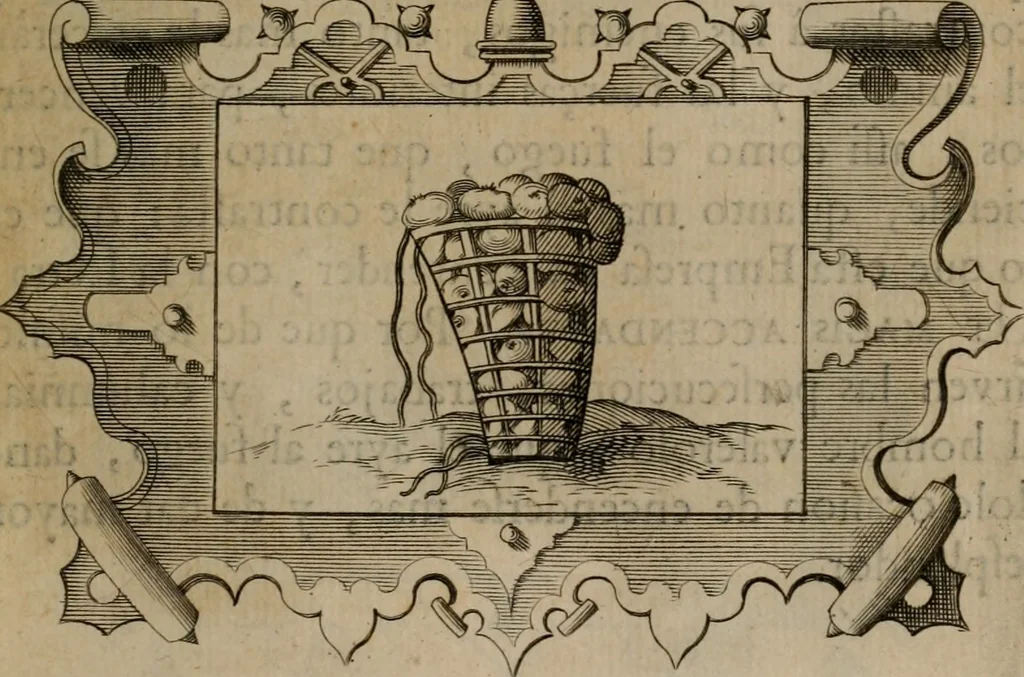 An illustration from Empresas morales, 1680, leaf 264
