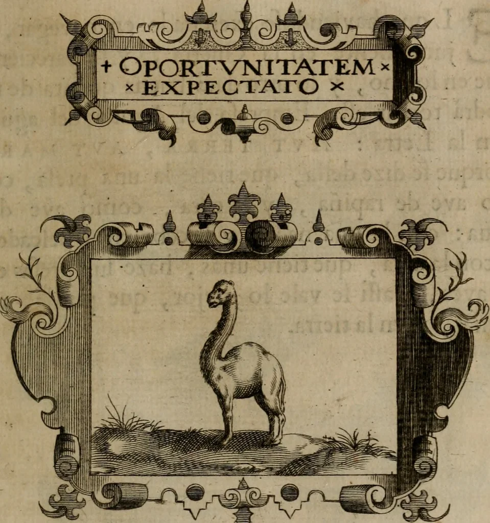 An illustration from Empresas morales, 1680, leaf 272