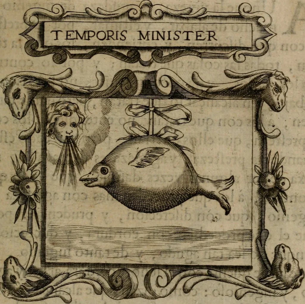 An illustration from Empresas morales, 1680, leaf 276