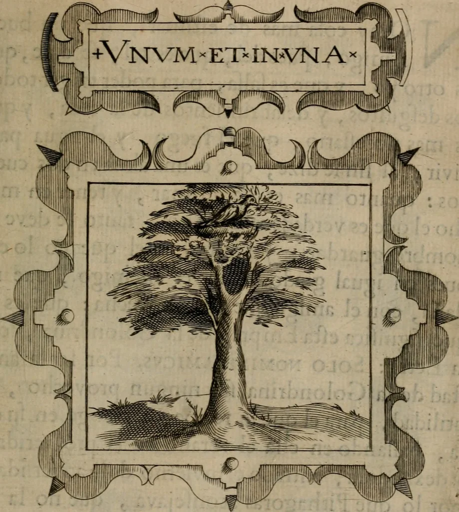 An illustration from Empresas morales, 1680, leaf 280