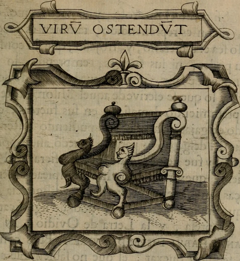 An illustration from Empresas morales, 1680, leaf 284