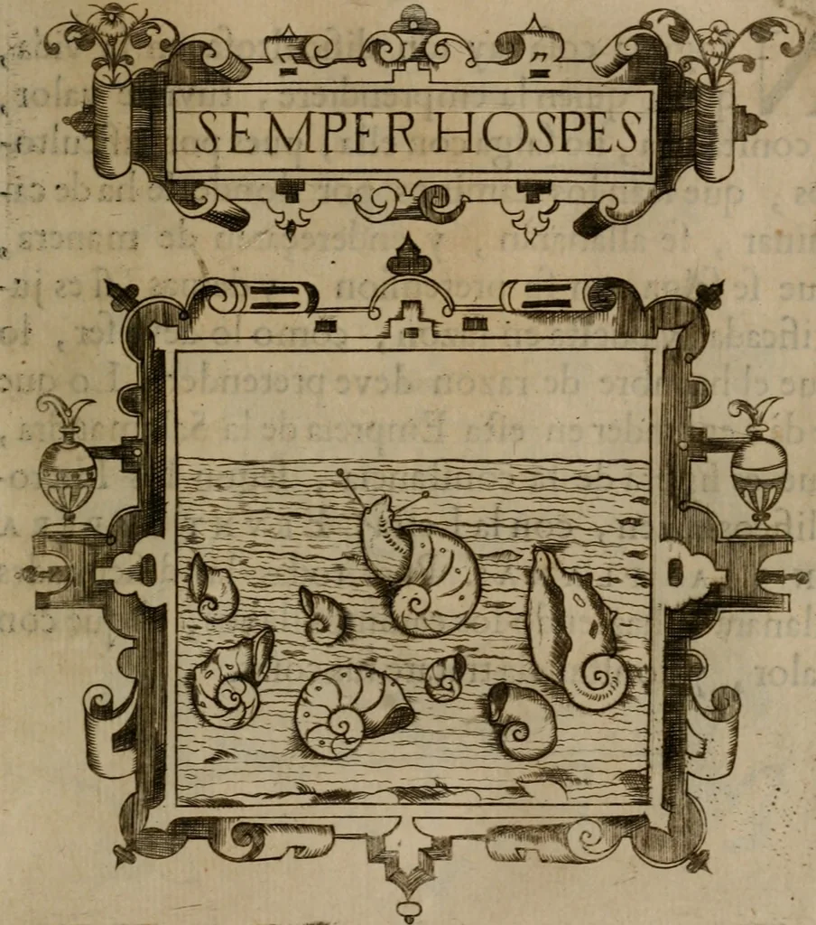 An illustration from Empresas morales, 1680, leaf 292