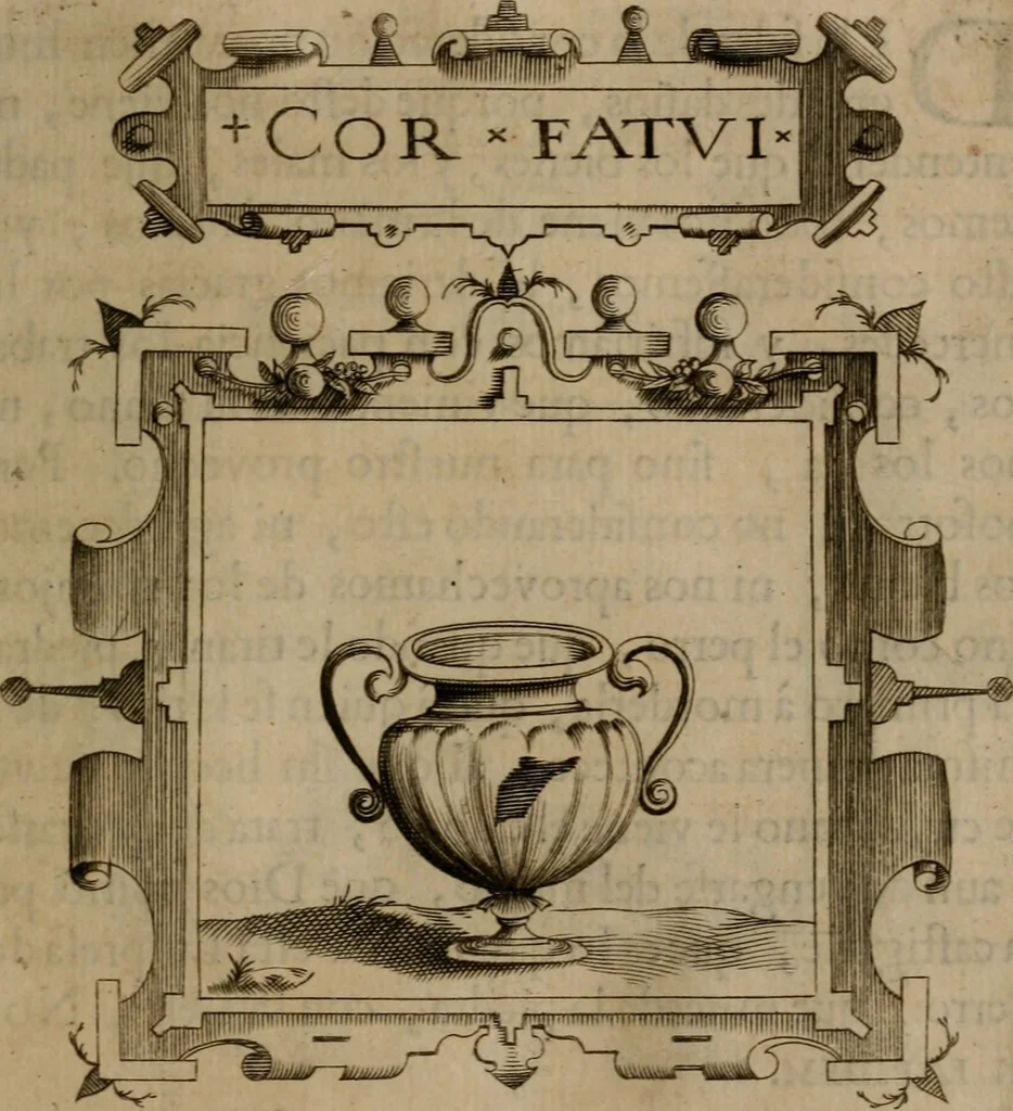 An illustration from Empresas morales, 1680, leaf 296