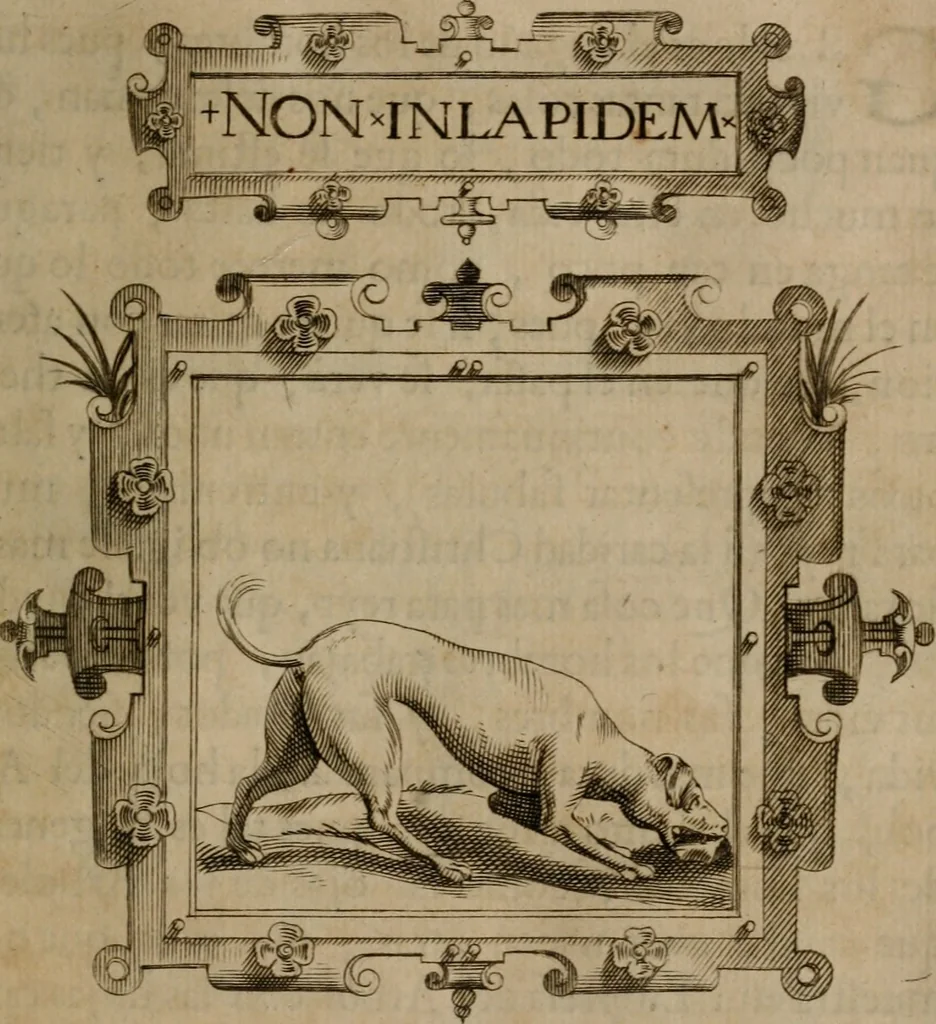 An illustration from Empresas morales, 1680, leaf 298