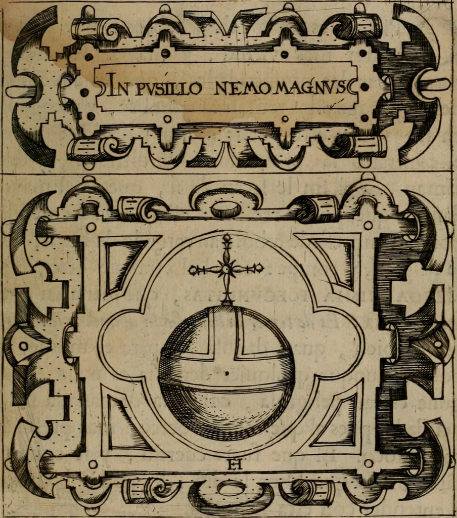 An illustration from Empresas morales, 1680, leaf 30