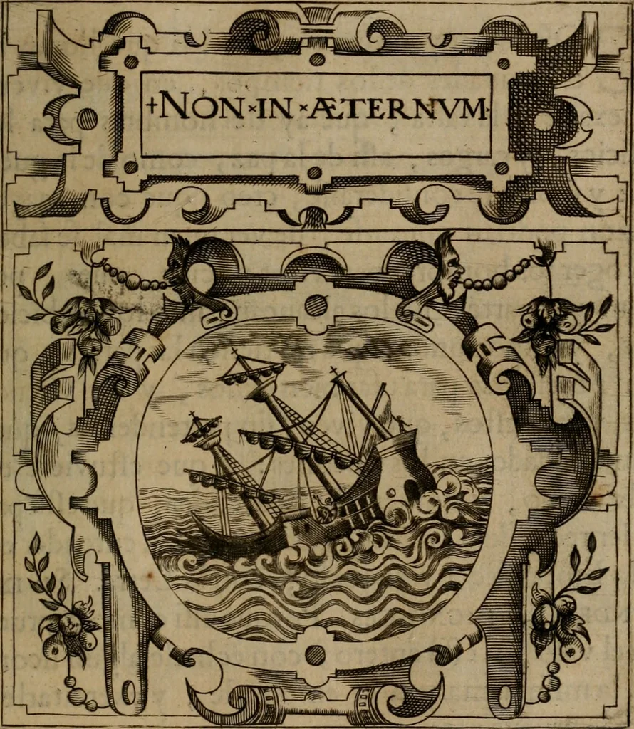 An illustration from Empresas morales, 1680, leaf 304