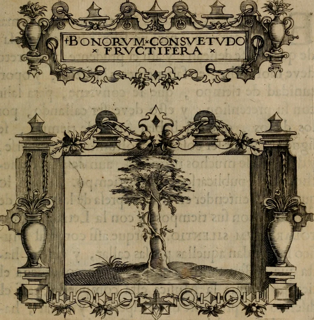An illustration from Empresas morales, 1680, leaf 308