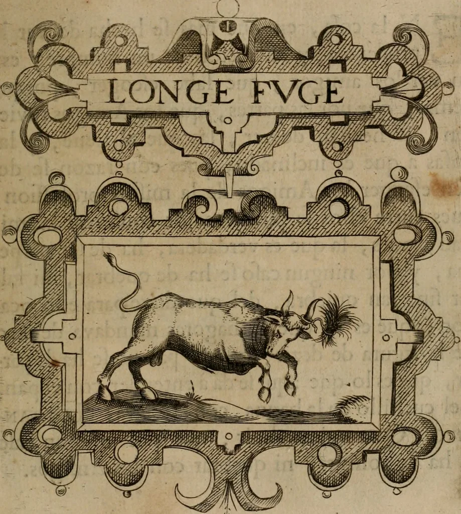 An illustration from Empresas morales, 1680, leaf 318