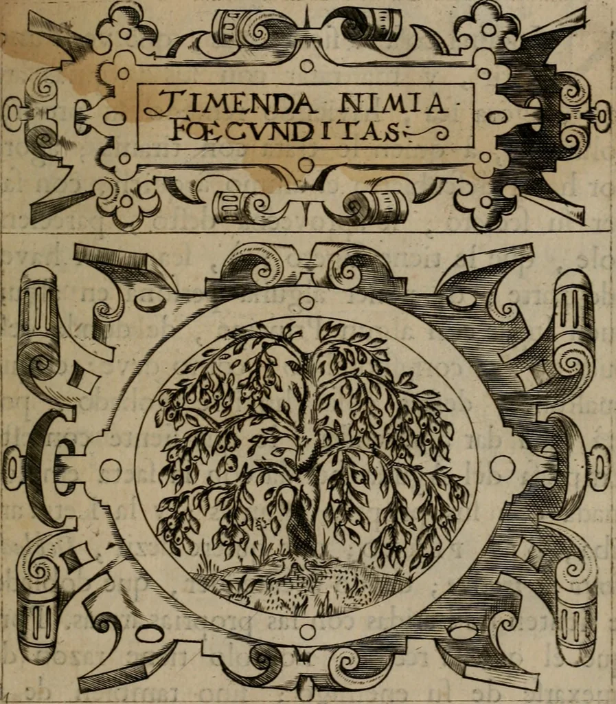 An illustration from Empresas morales, 1680, leaf 32