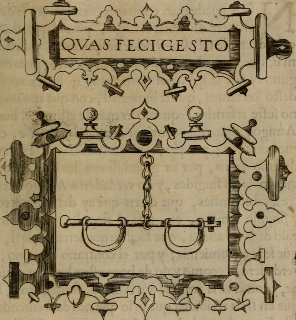 An illustration from Empresas morales, 1680, leaf 324
